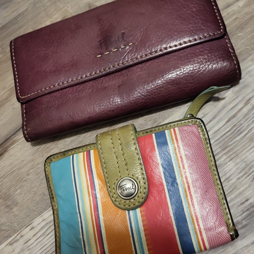 Fossil wallet lot